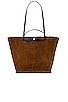 view 2 of 6 Hannah Shearling Tote in Conker Brown