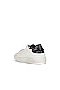 view 3 of 6 Sheer Sneaker in White & Black