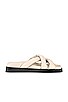 view 1 of 5 Slip On Cross Sandal in Ivory