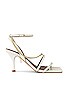 view 1 of 5 Straps Chain Heel in White