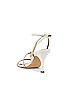 view 3 of 5 Straps Chain Heel in White