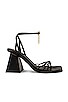 view 1 of 5 Cactus Sandal in Total Black
