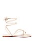 view 1 of 5 Lace It Up Flat Sandal in Ivory