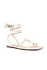 view 2 of 5 Lace It Up Flat Sandal in Ivory