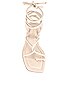 view 4 of 5 Lace It Up Flat Sandal in Ivory