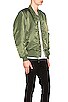 view 3 of 10 MA-1 Blood Chit Bomber Jacket in Sage