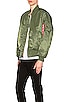 view 7 of 7 MA-1 Blood Chit Bomber Jacket in Sage