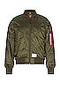 view 1 of 5 L-2B Quilted Flight Jacket in Dark Green