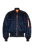 view 1 of 4 MA-1 Bomber Jacket in Replica Blue
