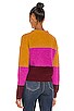 view 3 of 4 Robertson Sweater in Miso, Pink Moss & Plum Wine