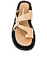 view 4 of 5 Polo Platform Sandal in Natural Leather