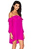 view 2 of 5 Joanna Dress in Hot Pink Light