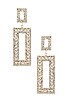 view 1 of 2 DIAMOND STATEMENT イヤリング in Gold