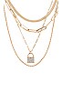 Locket Layered Necklace, view 2, click to view large image.