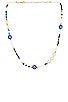 view 1 of 2 Evil Eye Necklace in Pearl & Blue