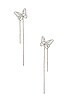 view 1 of 2 x REVOLVE Butterfly Fly Drop Earrings in Silver