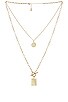 view 1 of 2 x REVOLVE Double Trouble Necklace in Gold