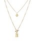 view 2 of 2 x REVOLVE Double Trouble Necklace in Gold