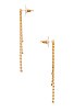 view 2 of 2 FALLING CRYSTAL 귀걸이 in Gold
