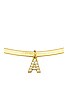 view 2 of 2 INITIAL CHARM ネックレス in Gold