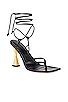 view 2 of 5 Anastassia 100 Ankle Tie in Black