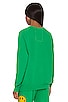view 3 of 4 Small Smiley Crewneck Sweatshirt in Kelly Green