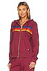 view 4 of 6 5 Stripe Hoodie in Plum