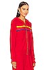 view 3 of 6 5 Stripe Zip Hoodie in Red & Yellow Purple