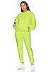view 5 of 5 Check Leg Sweatpant in Neon Yellow