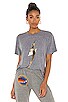 Bolt Metallic Boyfriend Tee, view 1, click to view large image.