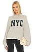 view 1 of 4 Kendrick University New York Sweater in Heather Grey