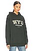 view 2 of 4 Sport Vincent NYC Hoodie in Charcoal Green