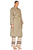 view 3 of 4 Finley Trench in Green Khaki