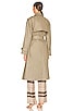 view 4 of 4 Finley Trench in Green Khaki