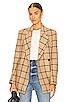 view 1 of 5 Kaia Blazer in Camel Check