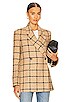 view 2 of 5 Kaia Blazer in Camel Check