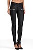 view 2 of 6 Leather Skinny Pant in Black