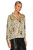 view 2 of 4 Mylah Button Up in Cheetah Print