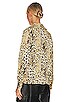 view 3 of 4 Mylah Button Up in Cheetah Print