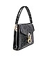 view 3 of 5 MINI 백 in Black Embossed