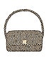 view 1 of 4 Nico Bag in Cream & Black Fishbone