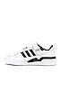 view 5 of 6 Forum Low Sneaker in White & Core Black