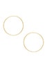 view 2 of 3 XL Wire Hoops in Yellow Gold