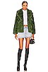 view 5 of 5 Milly Faux Fur Jacket in Moss Green