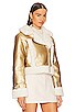 view 3 of 5 JAY ジャケット in Metallic Gold & Ivory
