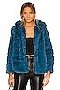 view 1 of 5 Goldie 4.0 Faur Fur Jacket in Stone Blue