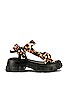 view 1 of 5 Trekky Platform Sporty Sandal in Leopard