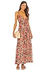 view 1 of 4 Eartha Dress in Taupe Pink Floral
