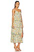 ASTR the Label Midsummer Dress in Green & Orange Multi Floral | REVOLVE