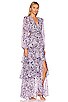 view 2 of 4 Anora Maxi Dress in Black & Purple Floral